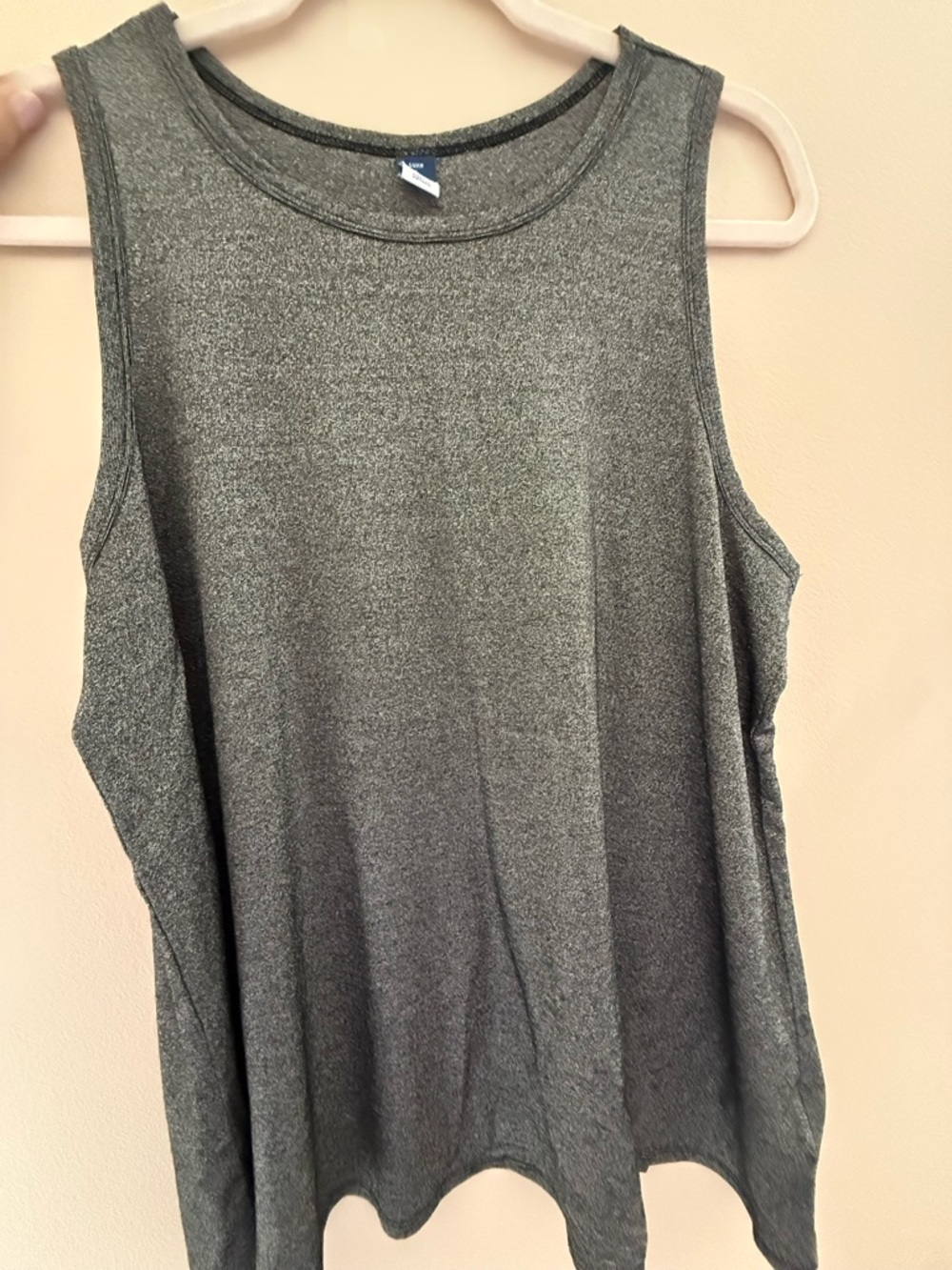 Old Navy Shimmer Silver Sleeveless Tank Top